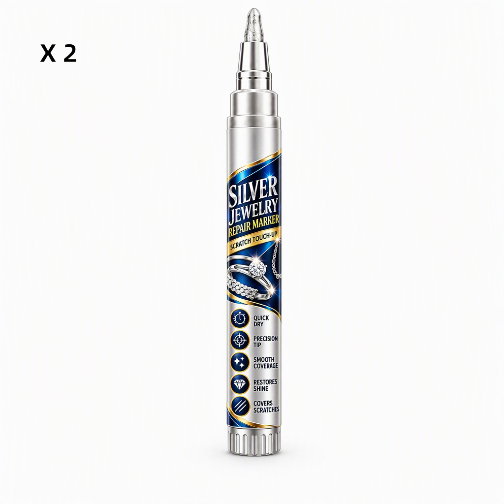 🎄🎉 Vorweihnachtsangebot: Schmuck-Reparatur- und Ausbesserungsstift – ✨ Verleihe abgenutzten silberfarbenen Oberflächen neuen Glanz