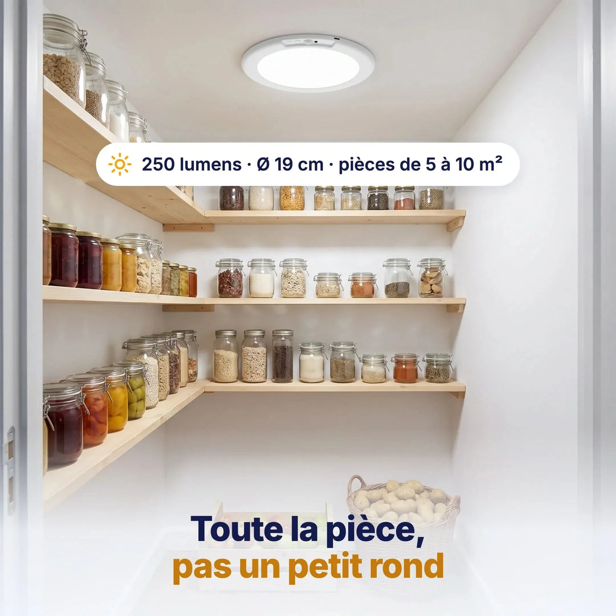 LED-Deckenleuchte mit Bewegungsmelder