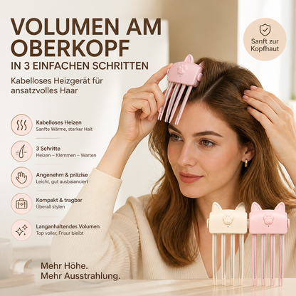 🔥50% RABATT🔥Über 50.000 Stück verkauft!🪮Volumen-Clip für Haarwurzeln – Sofortiges Volumen ohne Hitze, keine Abdrücke, leicht & bequem💁‍♀️