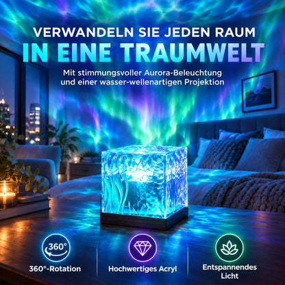 💥2026 Aktion: 50% Rabatt💥Nordlicht-Traum Projektor 2026 – 16-Farben-Aurora-Lampe, stimmungsvolle Beleuchtung für Schlafzimmer, moderne Deko-Leuchte für Zuhause -Remifa®