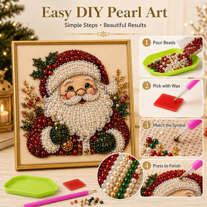 ✨ 3D-Weihnachtsperlen-Bastelset – Entspannende DIY-Weihnachtsdekoration