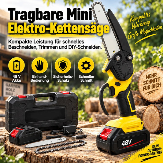 🔥 50 % Rabatt+Kostenloser Versand ! Mini-Elektrosäge mit Sicherheitsschloss – Klein, aber kraftvoll! ✋️ Einhandbedienung, Sicherheitsschutz, 48V Akku ⚡ Limitiertes Angebot ⏳