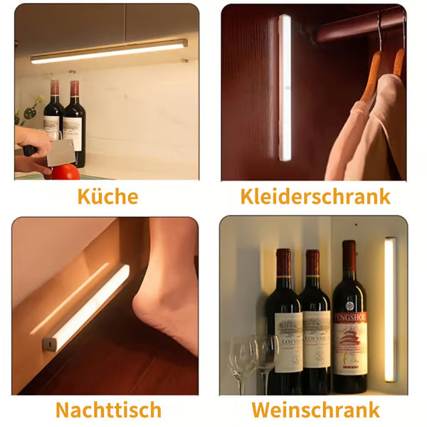 🏆💡Bohrfreie intelligente Sensor magnetische aufladbare LED-Leuchte -Remifa®