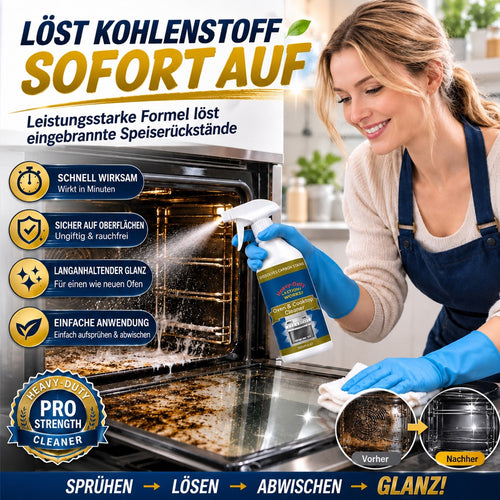 💥 LETZTER TAG｜50 % RABATT 🌻Hochwirksames Backofen- & Herdplatten-Reinigungsspray