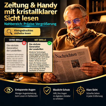 💥 Nur für kurze Zeit: 50 % sparen! 🔥 Keine Augenuntersuchung, kein Linsenwechsel – eine Revolution für Brillenträger!