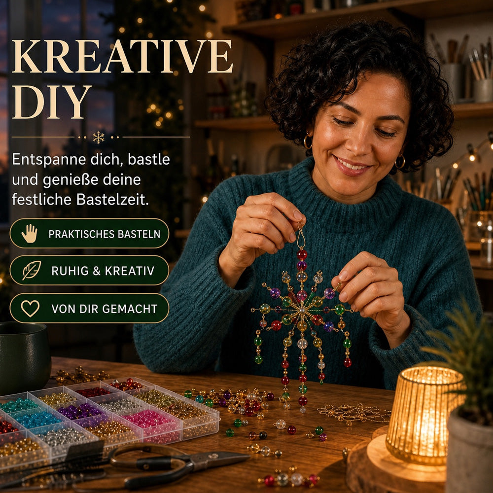 🎄✨ DIY Perlen-Weihnachtsbaum-Set – 🎅 Gestalte deine eigene funkelnde Weihnachtsdekoration