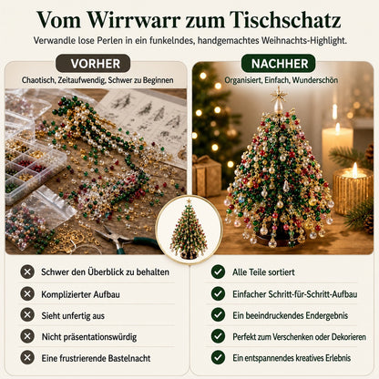 🎄✨ DIY Perlen-Weihnachtsbaum-Set – 🎅 Gestalte deine eigene funkelnde Weihnachtsdekoration