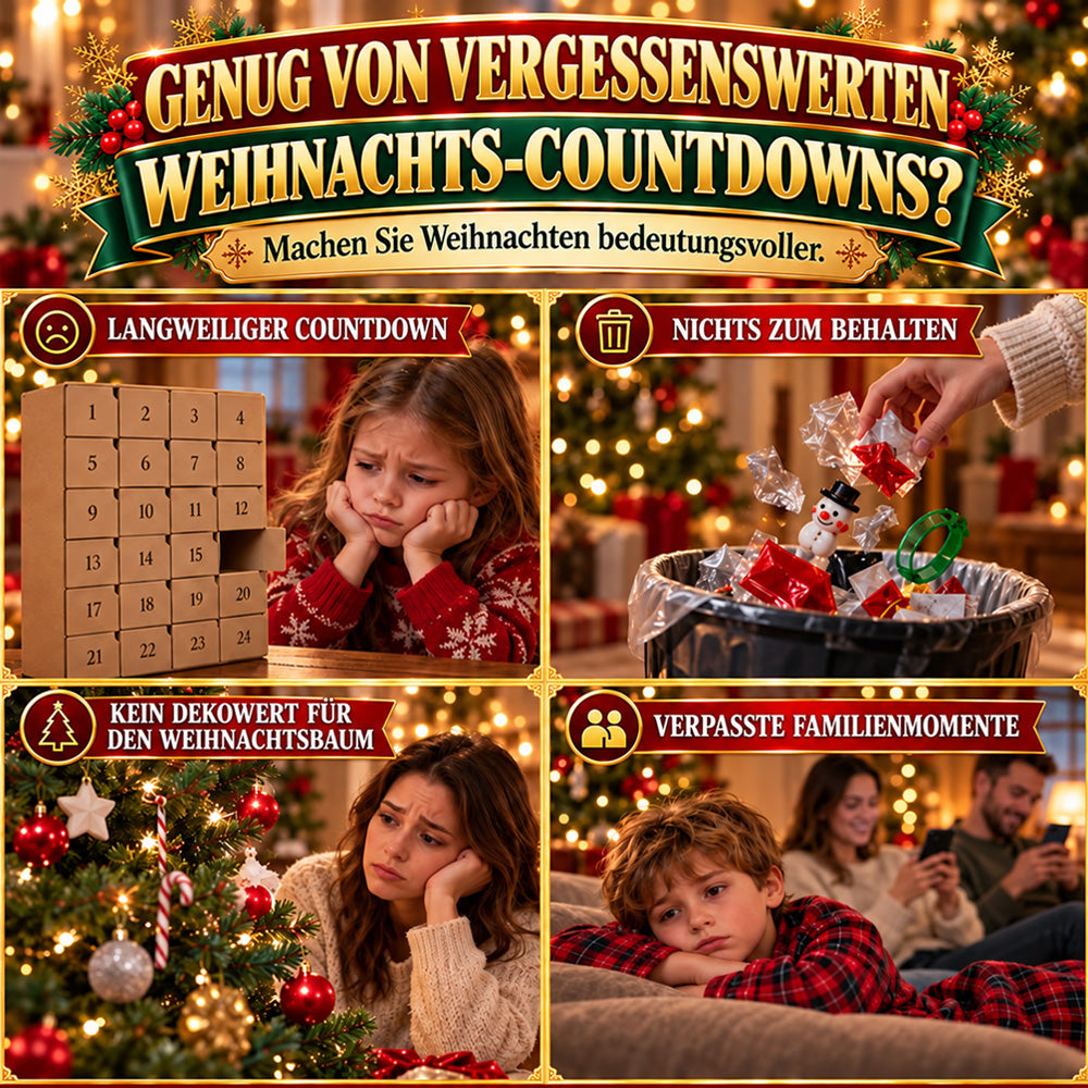 ⏳ Nur heute 49 % sparen – 🎄 12-Tage-Mini-Weihnachts-Bauset zum Selberbauen | 12 einzigartige, festliche Bausets mit Aufhängeschlaufen – perfekt zum Schmücken von Weihnachtsbäumen, Kränzen und festlichen Dekorationen 🧱