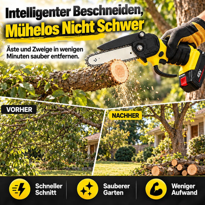 🔥 50 % Rabatt+Kostenloser Versand ! Mini-Elektrosäge mit Sicherheitsschloss – Klein, aber kraftvoll! ✋️ Einhandbedienung, Sicherheitsschutz, 48V Akku ⚡ Limitiertes Angebot ⏳