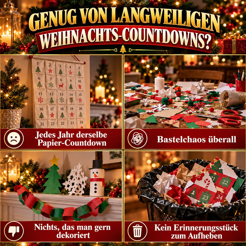 ⏳ Letzter Tag, um 49 % zu sparen – 🎄 24-Tage-Mini-Weihnachtsdeko-Adventskalender | 24 einzigartige, festliche Bausets mit Aufhängeschlaufen – perfekt zum Schmücken von Weihnachtsbäumen, Kränzen und festlichen Dekorationen 🧱
