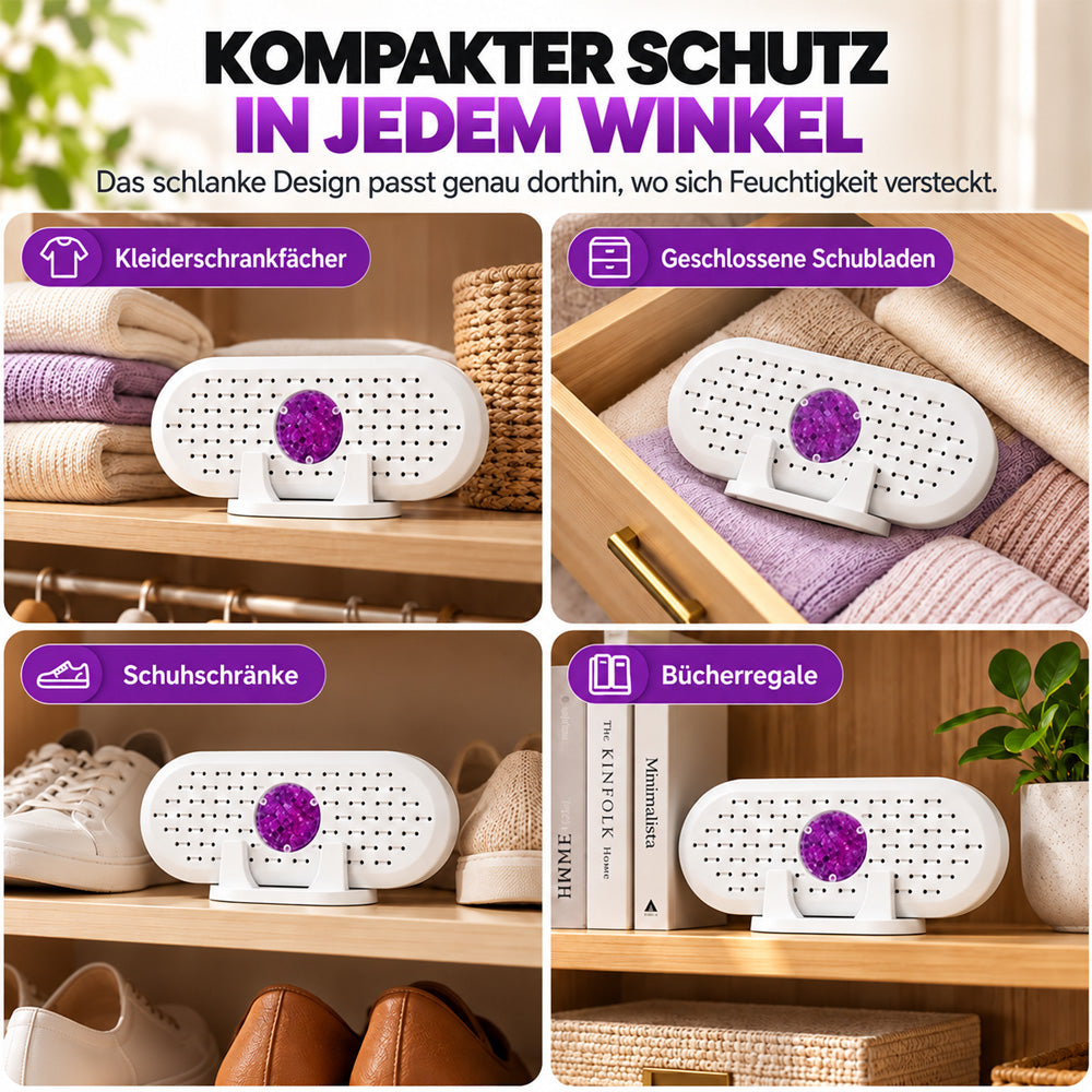 ⏳🔥 NUR FÜR KURZE ZEIT 50 % RABATT! ⏰ Mini-Wiederverwendbarer Luftentfeuchter für den Haushalt