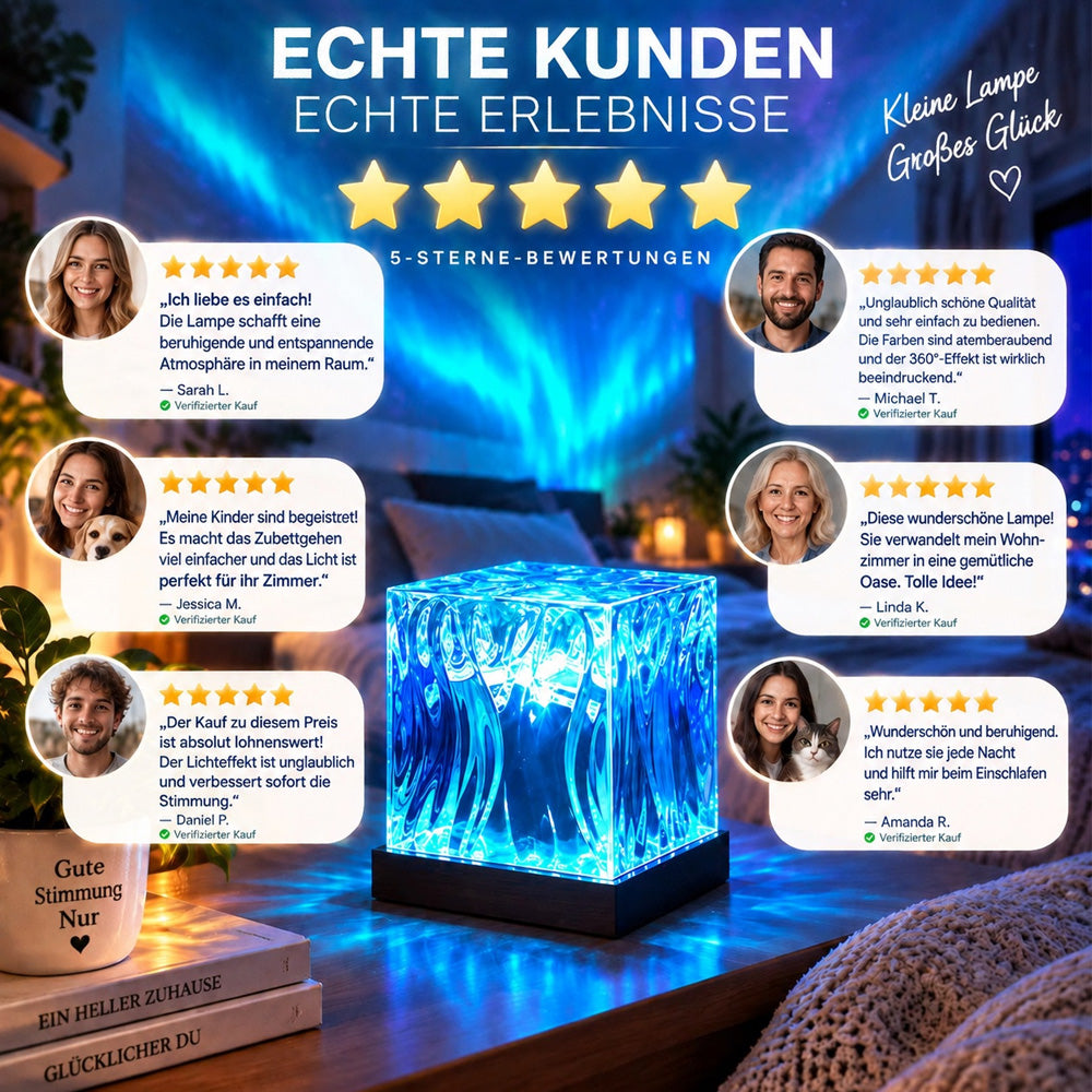 💥2026 Aktion: 50% Rabatt💥Nordlicht-Traum Projektor 2026 – 16-Farben-Aurora-Lampe, stimmungsvolle Beleuchtung für Schlafzimmer, moderne Deko-Leuchte für Zuhause -Remifa®