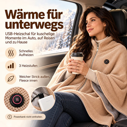 🔥 Weihnachtssale – 50 % RABATT! ❄️ Bleib den ganzen Winter warm – Tragbarer elektrischer Wärmeschal als Decke