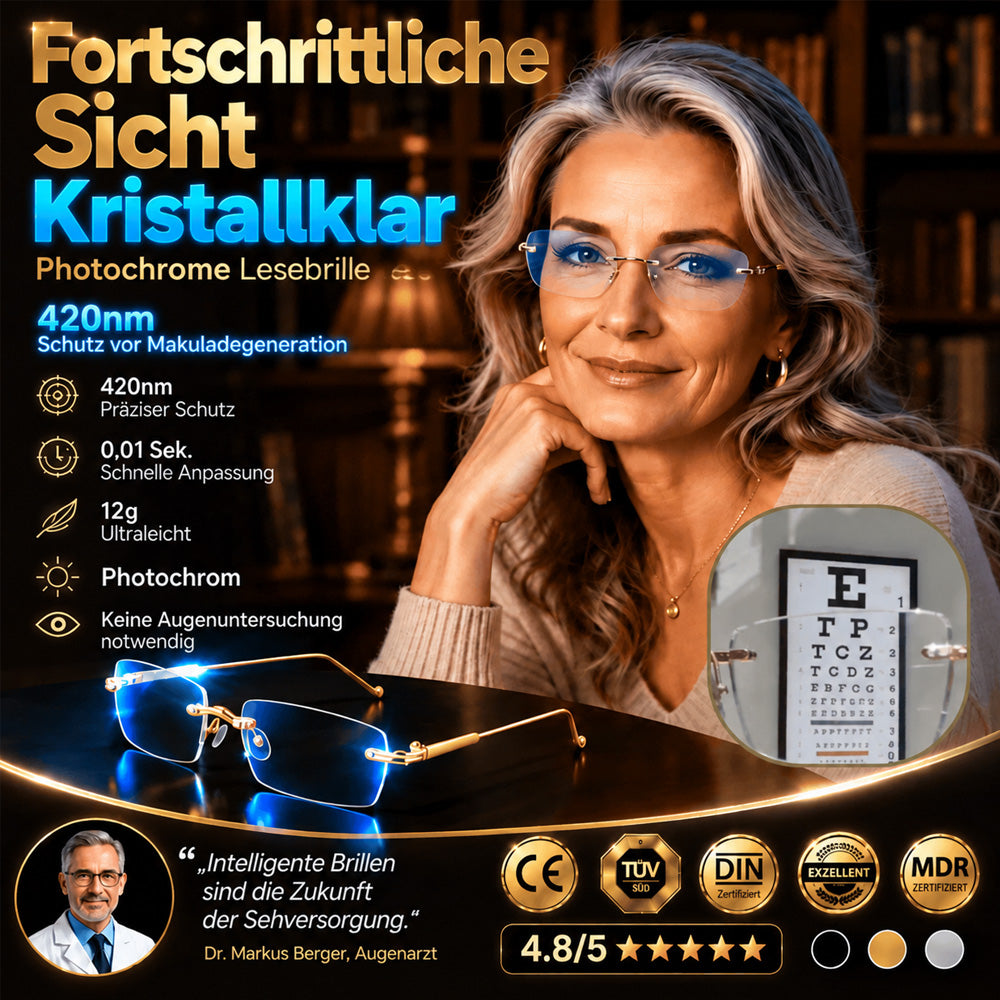 💥 Nur für kurze Zeit: 50 % sparen! 🔥 Keine Augenuntersuchung, kein Linsenwechsel – eine Revolution für Brillenträger!