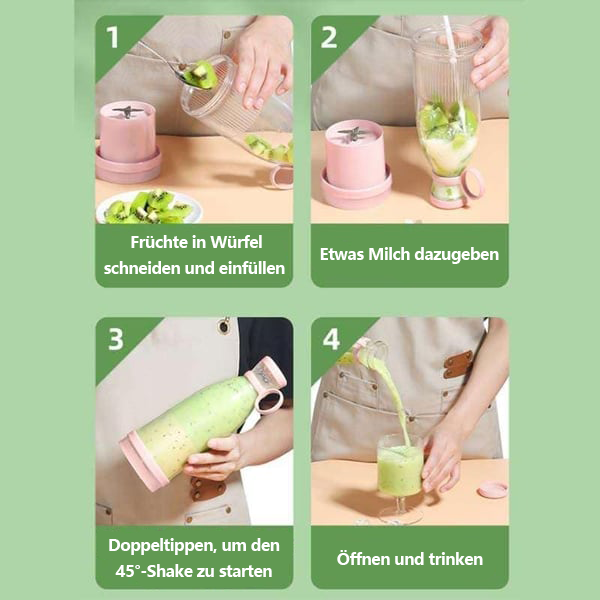 💖Neujahrsangebot 55% Rabatt💖Bestseller Tragbarer Entsafter | Frischer Saft überall und jederzeit -Remifa®
