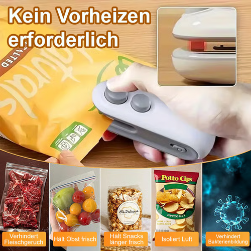 💥Neujahrsangebot 55% Rabatt💥✨Mini Siegelmaschine – 🧊Frisch halten -Remifa®