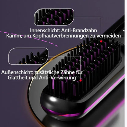 ✨ Der erste intelligente Styling-Kamm mit Doppelfunktion für das Haar – präzise, sicher, mühelos