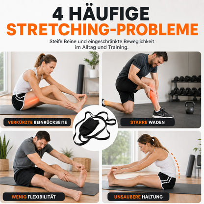 Multifunktionales Fuß- & Bein-Dehnband – Training & Rehabilitation