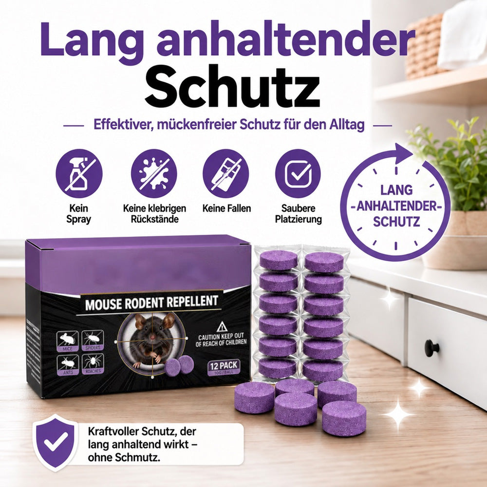 🐭 🐭12er-Pack Nager-Abwehrkugeln für Zuhause & Küche – 🌿 EINE DUFTBARRIERE, DIE SIE NICHT ZUM BLEIBEN EINLÄDT