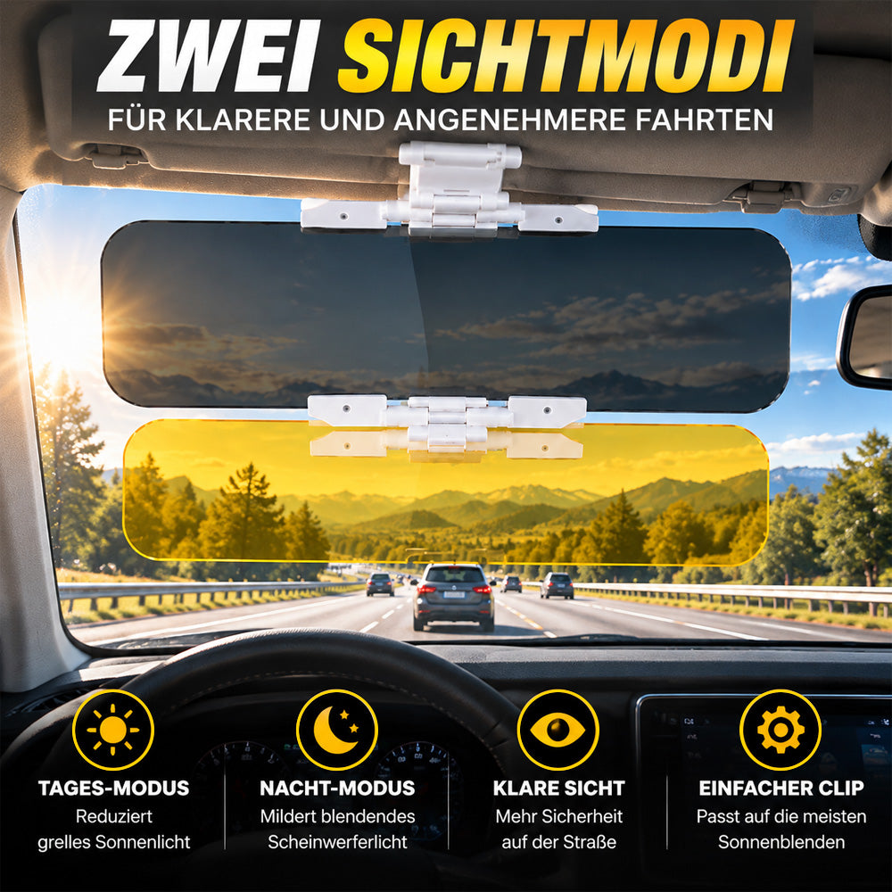 upsell-Universelle HD-Antiblend-Sonnenblende fürs Auto – Tag und Nacht