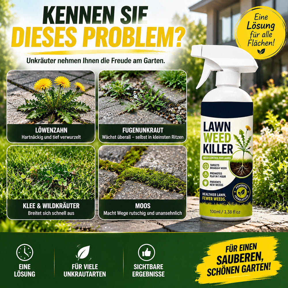 🌱 50 % RABATT 🌿 Unkraut-Stop – Stark gegen Unkraut & hemmt neues Wachstum | Für Garten, Wege & Hof ⚡