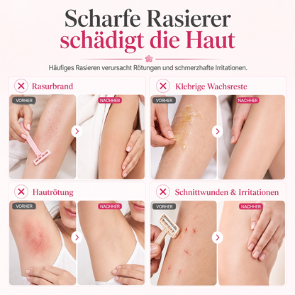 Sanfter Roll-On zur schonenden Körperhaarentfernung