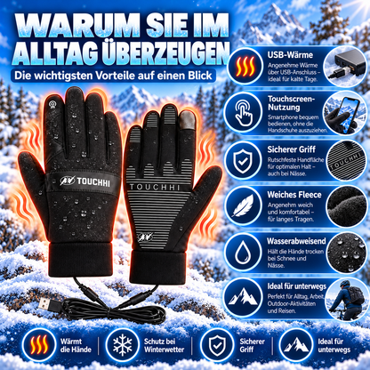 🎁Winter Outdoor Warm Electric Heated Gloves