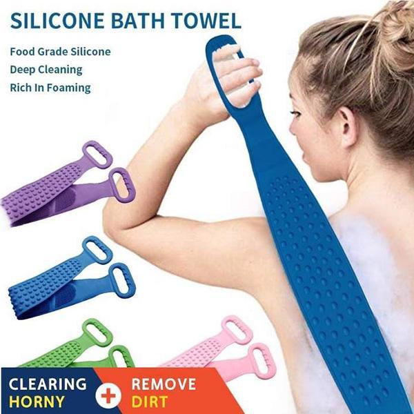 🧼 Silikon-Duschbürste – Weiche Borsten, sanfte Reinigung für empfindliche Haut 🚿