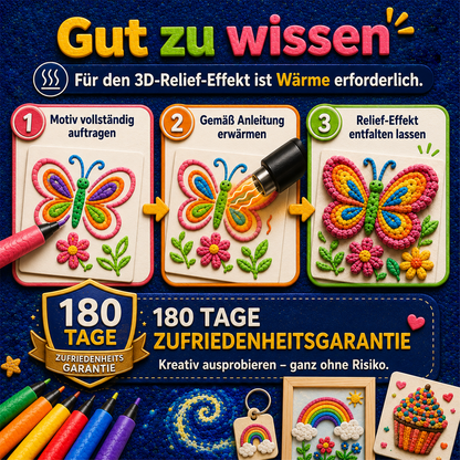 60%off Nur heute 50 % sparen | IEY® 3D-Relief-Kunststift – Verwandle flache Zeichnungen in fühlbare 3D-Kunst 🎨🎨 (Copy)