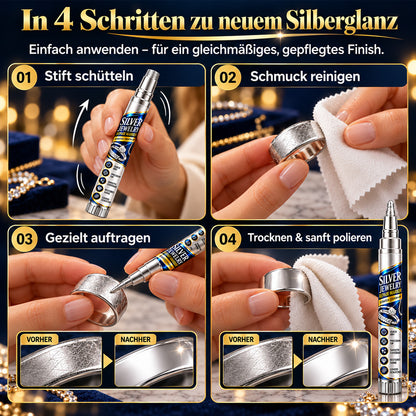 🎄🎉 Vorweihnachtsangebot: Schmuck-Reparatur- und Ausbesserungsstift – ✨ Verleihe abgenutzten silberfarbenen Oberflächen neuen Glanz