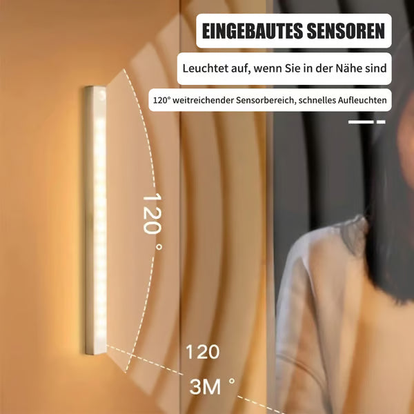 🏆💡Bohrfreie intelligente Sensor magnetische aufladbare LED-Leuchte -Remifa®