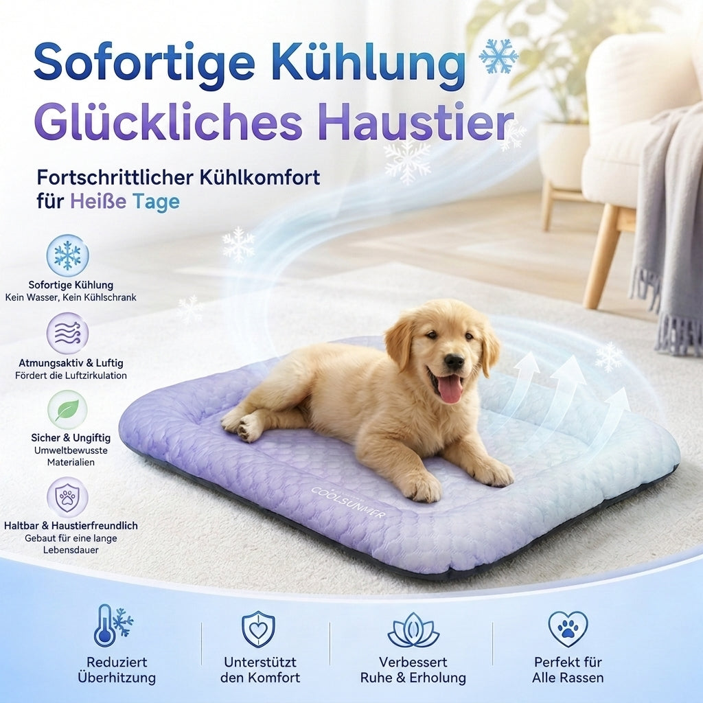 60%off❄️Atmungsaktive Premium-Kühlmatte für Hunde & Katzen – Kühl, weich & komfortabel🐾 (Copy)