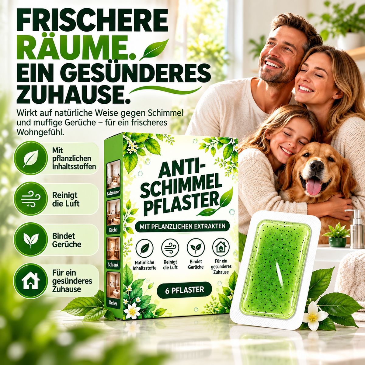 upsell-Botanische Schimmelentferner-Pflaster-1 Packung = 6 Stück (Copy)