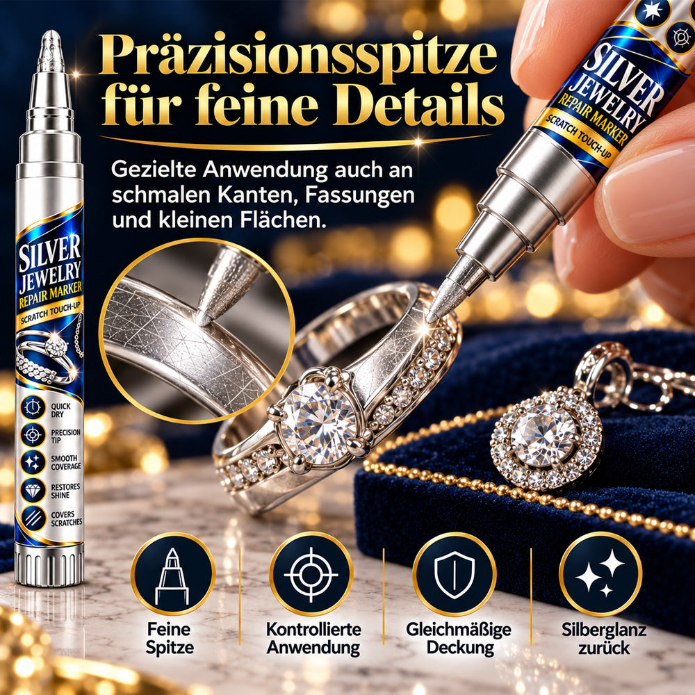 🎄🎉 Vorweihnachtsangebot: Schmuck-Reparatur- und Ausbesserungsstift – ✨ Verleihe abgenutzten silberfarbenen Oberflächen neuen Glanz