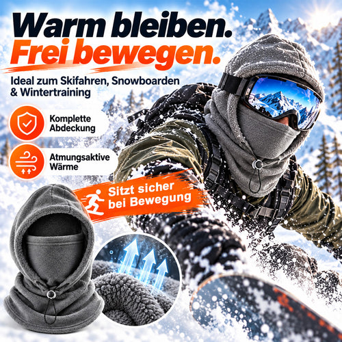 ⌛❄️ Nur für kurze Zeit 60 % Rabatt ❄️ 3-in-1-Schutz | Thermo-Sturmhaube mit verstellbarem Kordelzug 🥶