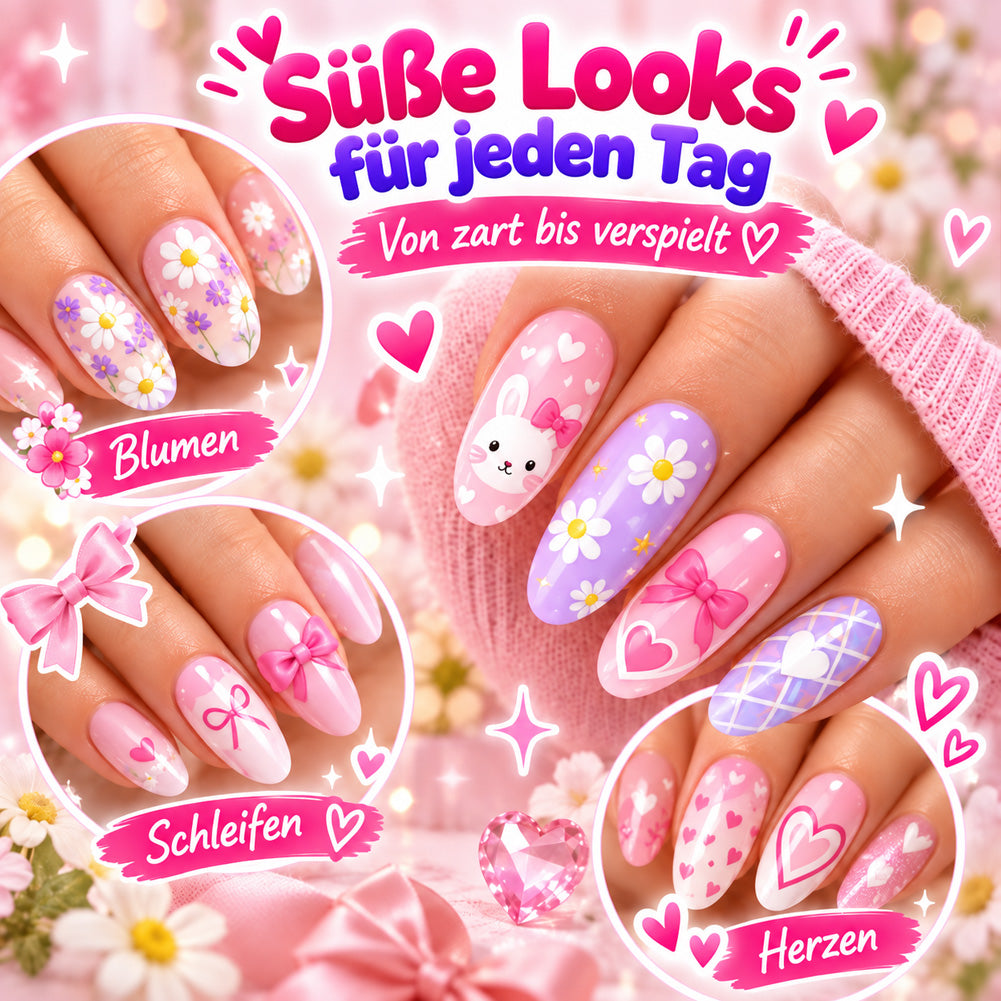 24-Farben Doppelseitige Nagel-Art-Stifte Set