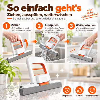 📢 📢 NUR HEUTE ⭐ 2 kaufen und 1 gratis dazu🧹🧹 Mini-Mopp SELBSTAUSWÜREND & tragbar