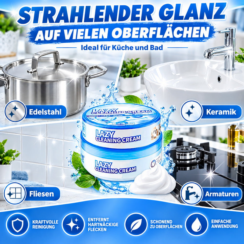 🔥Heißer Sale: 50 % Rabatt🎁Multifunktionale wirksame Reinigungscreme mit Schwamm✨ Weniger Schrubben · Einfache Anwendung · Vielseitig einsetzbar
