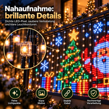 🔥🎄 Weihnachts-Frühbucherangebot – Nur solange der Vorrat reicht!✨🎄 Smarter LED-Lichtvorhang für Fenster & Wände – bringt Weihnachtszauber nach Hause