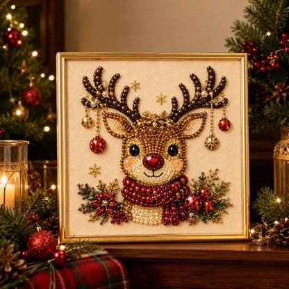 ✨ 3D-Weihnachtsperlen-Bastelset – Entspannende DIY-Weihnachtsdekoration