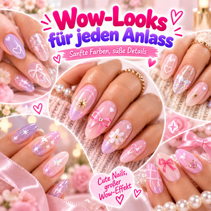 24-Farben Doppelseitige Nagel-Art-Stifte Set