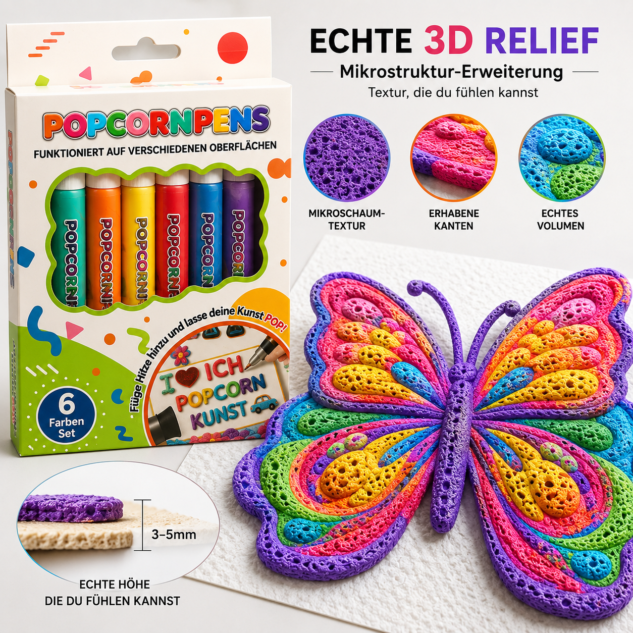 60%off Nur heute 50 % sparen | IEY® 3D-Relief-Kunststift – Verwandle flache Zeichnungen in fühlbare 3D-Kunst 🎨🎨 (Copy)