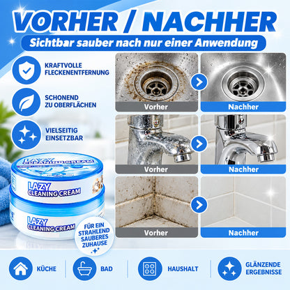🔥Heißer Sale: 50 % Rabatt🎁Multifunktionale wirksame Reinigungscreme mit Schwamm✨ Weniger Schrubben · Einfache Anwendung · Vielseitig einsetzbar