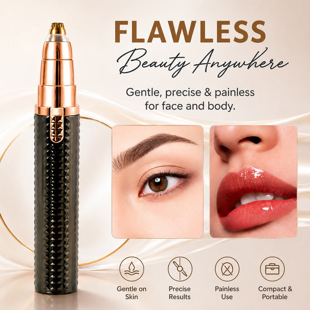 ✨3-in-1 elektrischer Beauty-Trimmer – mit Wechselaufsätzen für Augenbrauen, Gesicht & Detailpflege – für einen gepflegten Look jederzeit und überall 🌍✨