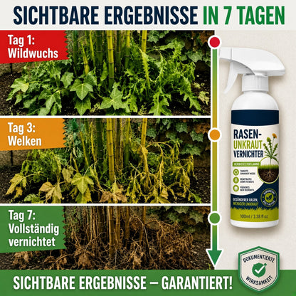 🌱 50 % RABATT 🌿 Unkraut-Stop – Stark gegen Unkraut & hemmt neues Wachstum | Für Garten, Wege & Hof ⚡