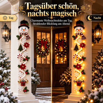 ⏳ Letzter Tag! 49 % Rabatt – 🎄✨🎅 MerryCascade™ Leuchtender Weihnachtstürhänger