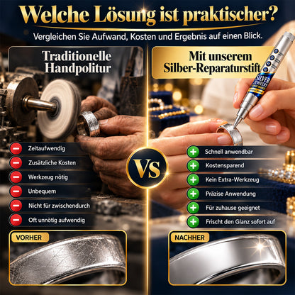 🎄🎉 Vorweihnachtsangebot: Schmuck-Reparatur- und Ausbesserungsstift – ✨ Verleihe abgenutzten silberfarbenen Oberflächen neuen Glanz