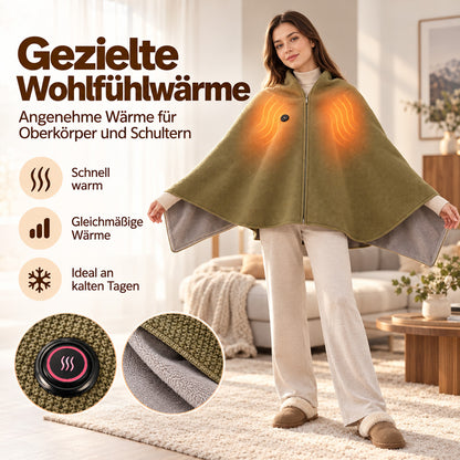 🔥 Weihnachtssale – 50 % RABATT! ❄️ Bleib den ganzen Winter warm – Tragbarer elektrischer Wärmeschal als Decke