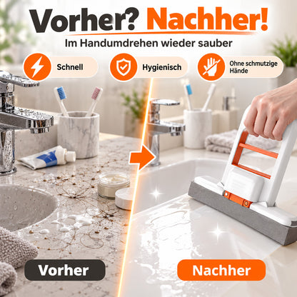 📢 📢 NUR HEUTE ⭐ 2 kaufen und 1 gratis dazu🧹🧹 Mini-Mopp SELBSTAUSWÜREND & tragbar