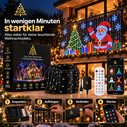 🔥🎄 Weihnachts-Frühbucherangebot – Nur solange der Vorrat reicht!✨🎄 Smarter LED-Lichtvorhang für Fenster & Wände – bringt Weihnachtszauber nach Hause
